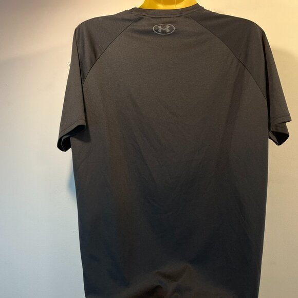 Under Armour Men's Velocity Black / Grey Short Sleeve Shirt - Size Large - Picture 6 of 6